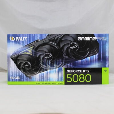 【通販センター】中古  Palit NE75080019T2-GB2031A (RTX5080 GamingPro 16GB) 176534【8/14価格改定!】 