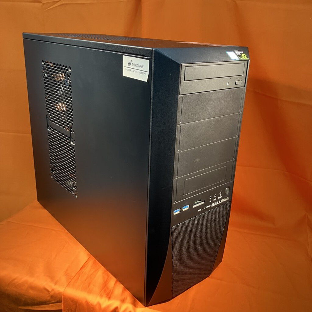THIRDWAVE i7-2600 12GB 新品SSD＋1TB グラボ W10 中古 THIRDWAVE GALLERIA XT(i7 8700/8GB/SSD500GB/HDD1TB/DVD