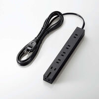 エレコム  スタンダード雷 超強力タップ 6口 3m T-KM01-2630BK 