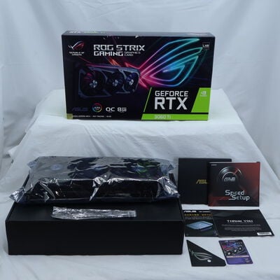 【通販センター】中古  ASUS ROG-STRIX-RTX3060TI-O8G-V2-GAMING (RTX3060Ti 8GB) 175525 