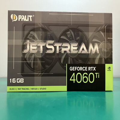 【浦添城間店(沖縄)】中古  Palit NE6406T019T1-1061J(RTX4060Ti JetStream 16G) 175543 