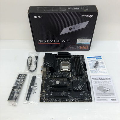 【徳島住吉店】中古  MSI PRO B650-P WIFI (B650 AM5 ATX DDR5) 168287 
