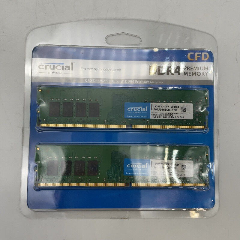 中古 8GB 2枚組(合計16GB) PC4-21300/DDR4-2666 デスクトップ用 190926