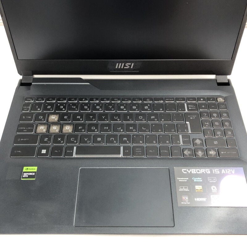 中古 CYBORG 15 A12V(i7-12650H/16GB/SSD512GB/RTX4060/W11H