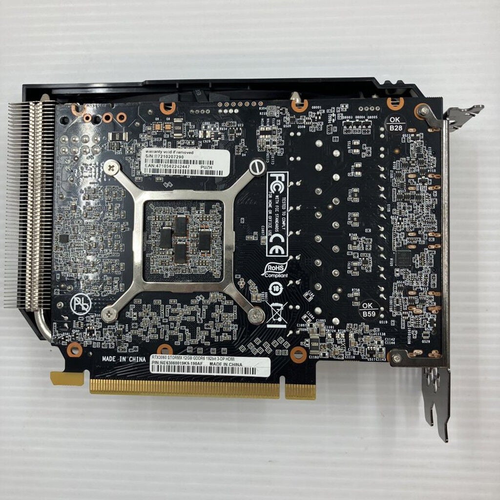 中古 Palit NE63060019K9-190AF (RTX3060 12GB) 144785 （366777