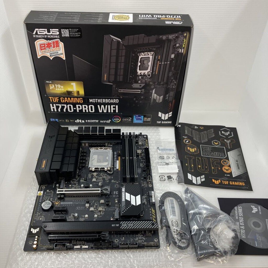 中古 ASUS TUF GAMING H770-PRO WIFI(H770 1700 ATX DDR5) 167259