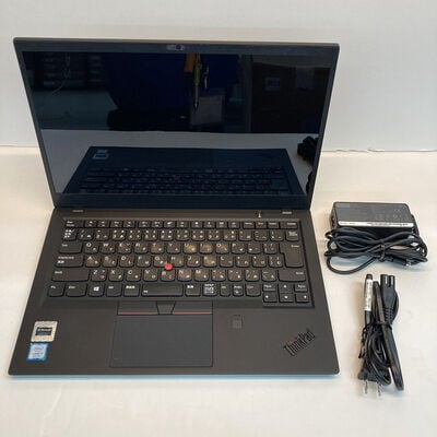 【京都店】中古  Lenovo ThinkPad X1 Carbon 20KH-0062JP (Intel Core i7 8550U 1.8GHz/16GB/SSD512GB/なし/オンボード/14/1920ｘ1080/Wi-Fi/WEBCAM/W11H64) 181945 