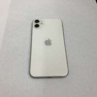 中古  【SIMロック解除済み】【au】 Apple iPhone11 128GB (ホワイト) MWM22J/A 155394 