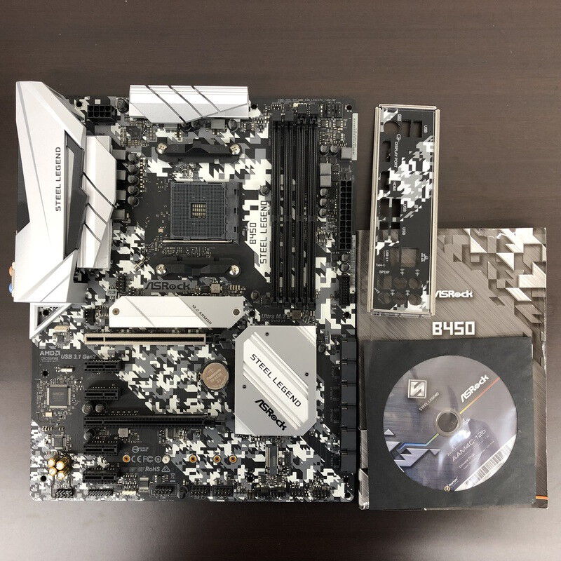 Win11pro認証 中古 ASRock B450 STEEL LEGEND Win11pro認証 中古 ASRock B450 STEEL LEGEND - メルカリ