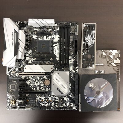 【長野稲里店】中古  ASRock B450 Steel Legend (B450 AM4 ATX DDR4) 1230008034 