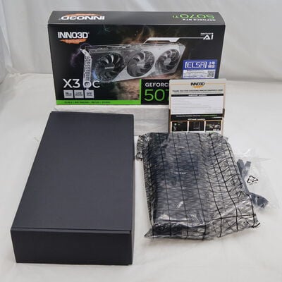 【通販センター】中古  Inno3D GeForce RTX 5070 Ti X3 OC WHITE GD5070T-16GERX3OCW（RTX5070Ti 16GB） 3480041562 