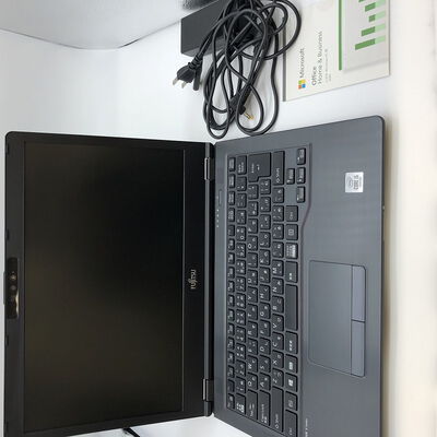 【宇都宮鶴田店】中古  FUJITSU LIFEBOOK U7410 (INTEL Core i5 10310U 1.7GHz/16GB/SSD256GB/-/オンボード/14/1366x768/Wi-Fi/WEBCAM/W11H64/Microsoft Office Home and Business 2024付) 180536 