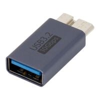 AINEX  U32AU-FMADT (USB3.2Gen2変換アダプタ Aメス - Micro-Bオス) 
