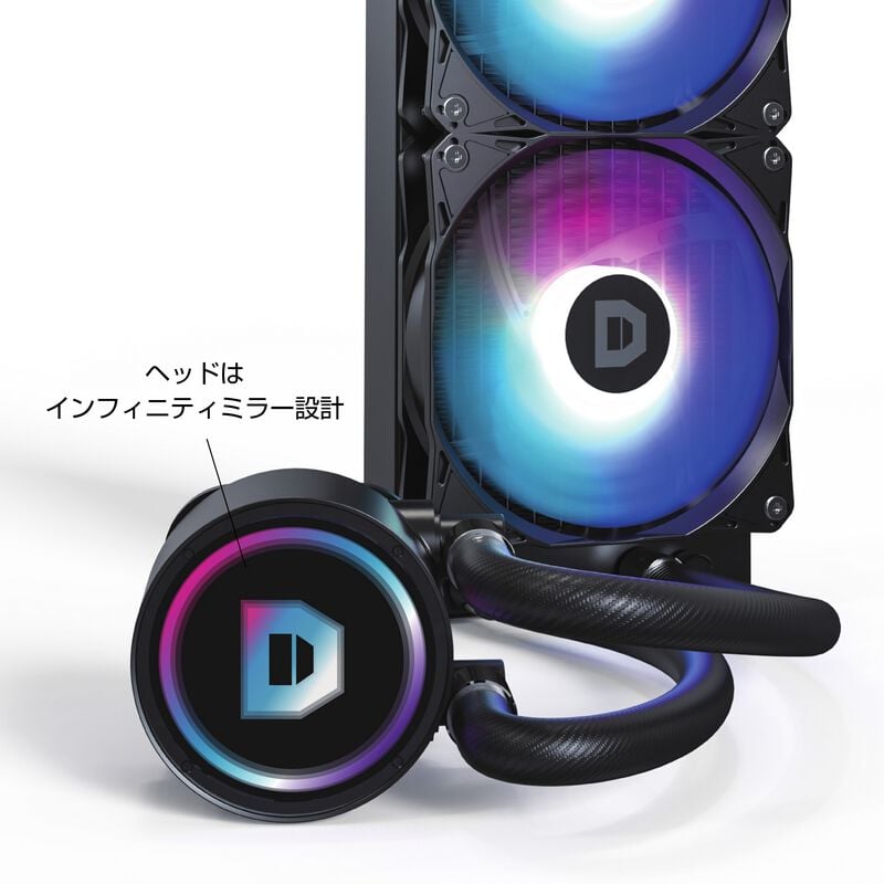 ドスパラセレクト L360M-RGB-BK 簡易水冷 ドスパラセレクト L360M-RGB-BK (ブラック) ｜ パソコン通販のドスパラ