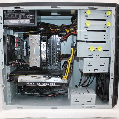 【通販センター】中古  インバースネット FRONTIER(Intel Core i7 10700F/32GB DDR4 (PC4)/SSD500GB/なし/NVIDIA GeForce RTX 2080 SUPER 8GB/W11H64 MAR) 192889 