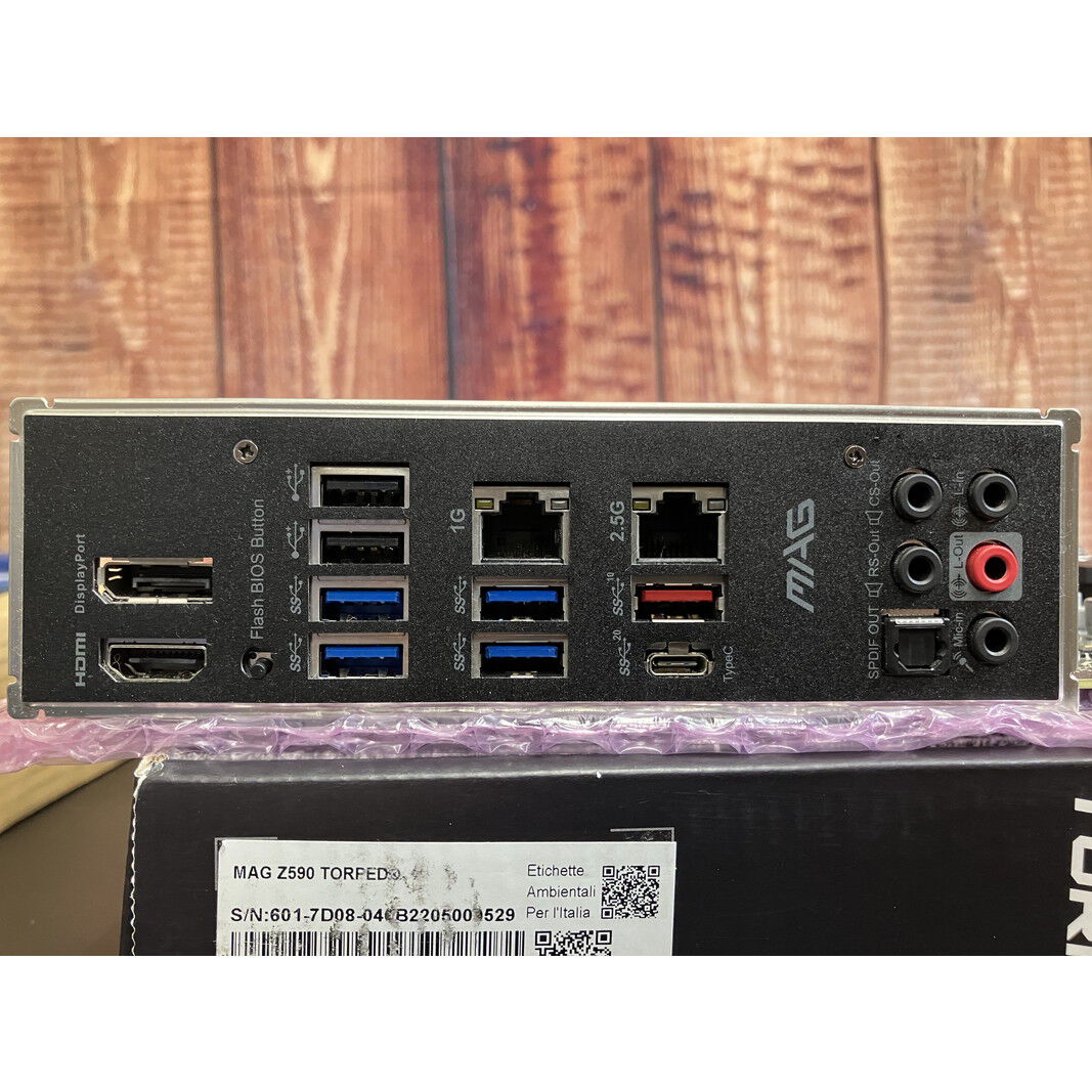 ☆中古トスマシン 中古 MSI MAG Z590 TORPEDO (Z590 1200 ATX DDR4) 5070001150