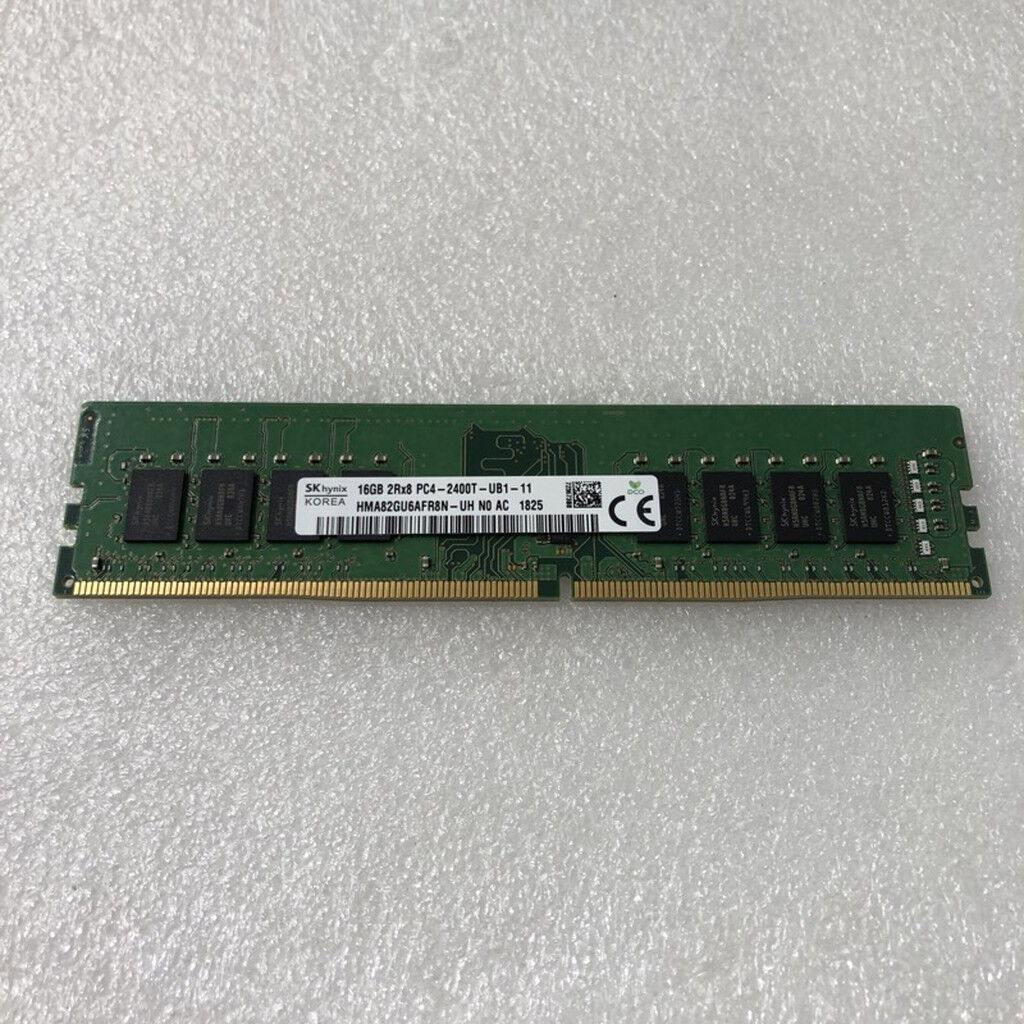 （中古） デスクトップ用　DDR4-2400 16GB x 2枚 合計32GB KINGSTON 〔中古〕デスクトップPC用 DDR4 2400 16GB SPD（中古保証1