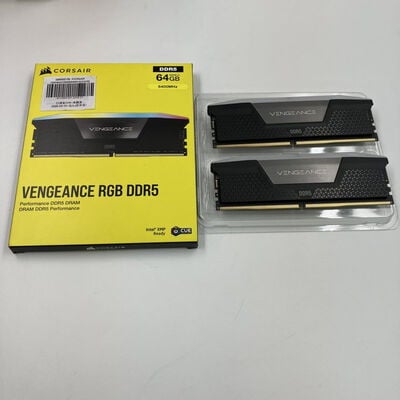 【なんば店】中古  CORSAIR CMH64GX5M2B6400C42(DDR5-6400 32GBx2) 3280022129 