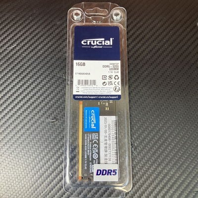 【富士青葉店】中古  Crucial CT16G52C42U5.M8G1(DDR5 PC5-41600 16GB) 183231 