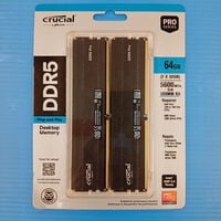 中古  Crucial CP2K32G56C46U5(DDR5 PC5-44800 32GBx2) 3120024334 