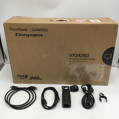 【白山FM松任店】中古  Viewsonic VX2428J2-7 (23.8"W 2H1DP IPS 240Hz) 4950001886 