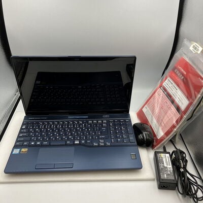 【新潟店】中古  FUJITSU FMV LIFEBOOK A77B3L (i7-8550U/8GB/オンボード/128GB/HDD 1TB/BD-RE/15.6FHD/LAN+WLAN/WebCAM/W11H) 196436 