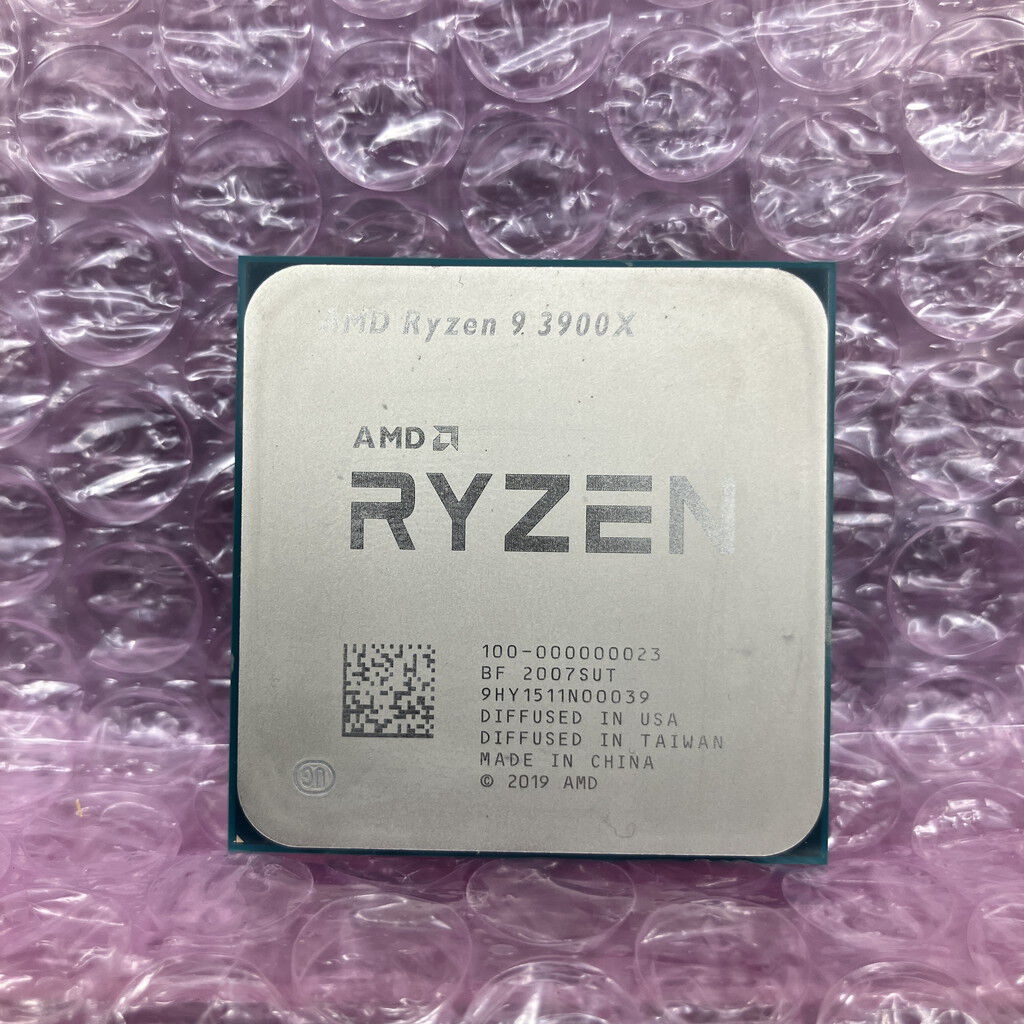 中古 AMD Ryzen 9 3900X (AM4/3.8/70M/C12/T24/105W) 140023 （397916