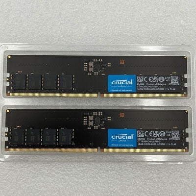 【新潟店】中古  16GB 2枚組(合計32GB) PC5-44800/DDR5-5600 デスクトップ用 190887 