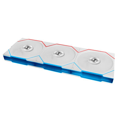 Lian-Li  UNI FAN TL FLEX WT リバースブレード 12RTL1F3W (120mm ARGB ホワイト リバースファン 3個パック) 