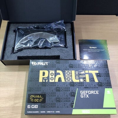 【甲府飯田店】中古  Palit NE51660S18J9-1161A (GTX1660 6G GDR5 DUAL OC) 139186 