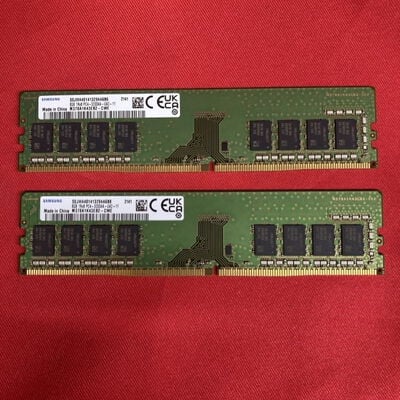 【千葉店】中古  SAMSUNG　8GB 2枚組(合計16GB) PC4-25600/DDR4-3200 デスクトップ用 3250006316 