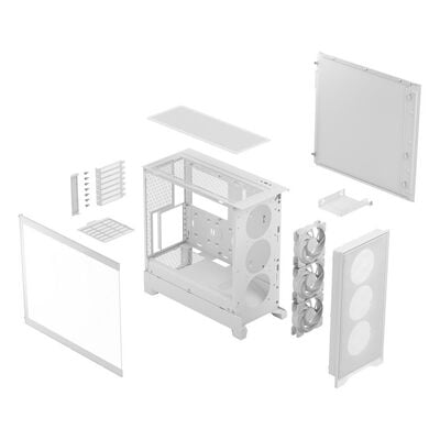 Fractal Design  Pop 2 Air White TG RGB FD-C-POA2A-04 (ATX ガラスパネル ホワイト) 