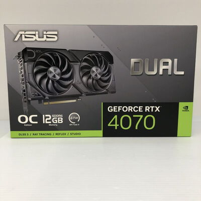 【徳島住吉店】中古  ASUS DUAL-RTX4070-O12G (RTX4070 12GB) 157131 