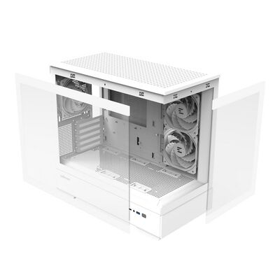 ZALMAN  P30 White V2 (MicroATX ガラス ホワイト) 