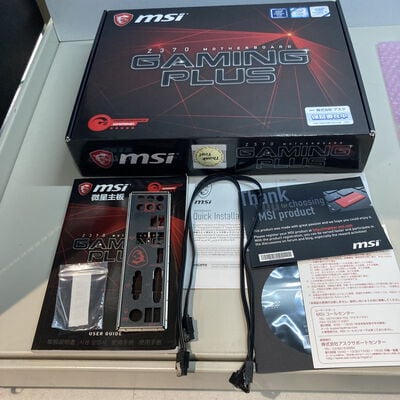 【博多店】中古  MSI Z370 GAMING PLUS (Z370 1151 ATX DDR4) 136216 