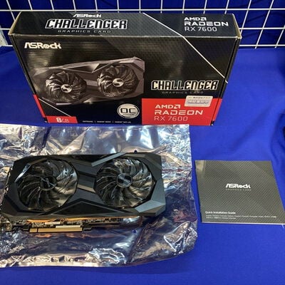 【横浜駅前店】中古  ASRock RX7600 CL 8GO RX7600 Challenger 8G OC (RX7600 8G) 162749 
