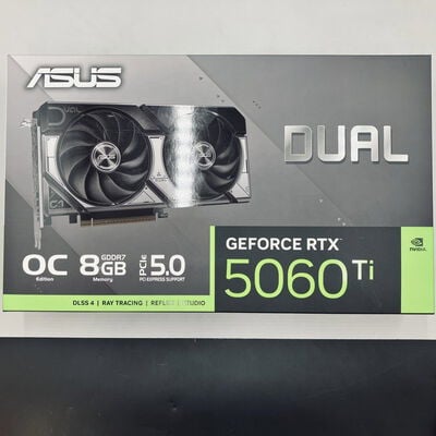 【熊本浜線店】中古  ASUS DUAL-RTX5060TI-O8G (RTX5060Ti 8GB) 188956 