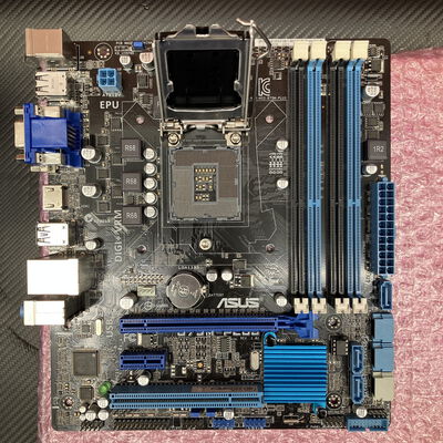 【富士青葉店】中古  ASUS B75M-PLUS (B75 1155 mATX DDR3) 126974 