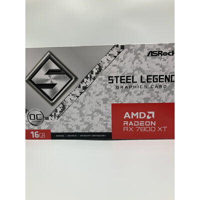 【座間相武台】中古  ASRock RX7800XT SL 16GO RX7800XT Steel Legend OC (RX7800XT 16GB) 162734【8/14価格改定!】 