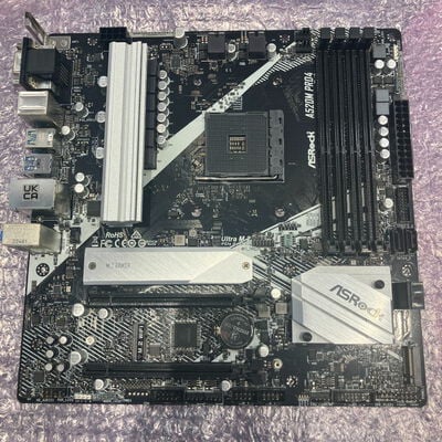 【鹿児島店】中古  ASRock A520M Pro4 (A520 AM4 mATX DDR4) 143666 