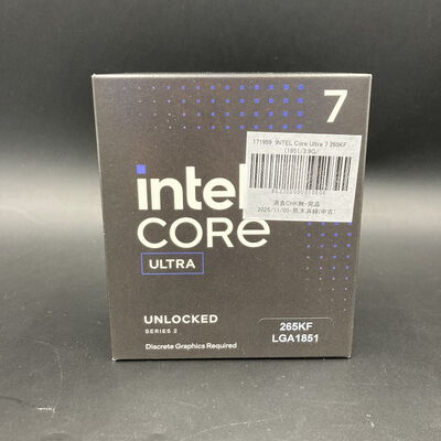 【熊本浜線店】中古  INTEL Core Ultra 7 265KF (1851/3.9G/30M/C20/T20) 