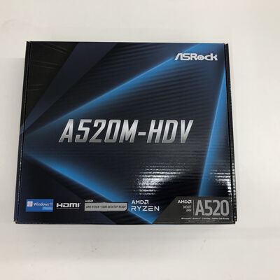 【福山ココローズ店】中古  ASRock A520M-HDV (A520 AM4 mATX DDR4) 143667