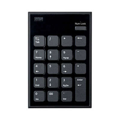 サンワサプライ  NT-BT23BK (静音Bluetoothテンキー) 