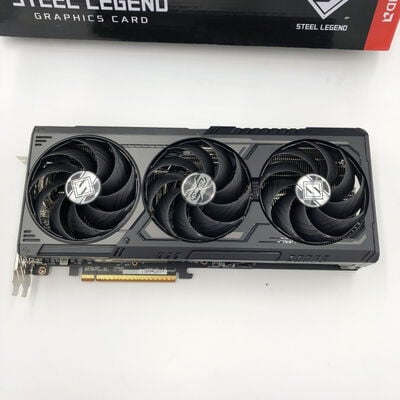 【福井日之出店】中古  ASRock RX9070XT SLD 16G Steel Legend Dark 16GB (RX9070XT 16G) 176936 