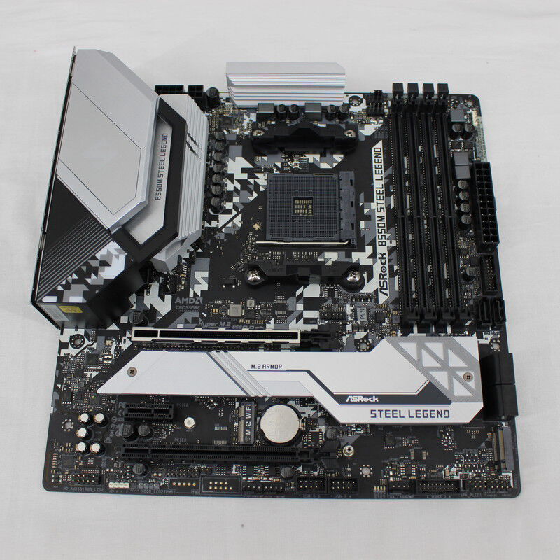 中古 ASRock B550M Steel Legend (B550 AM4 mATX DDR4) 142939