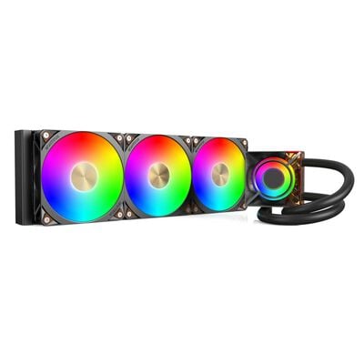 MONTECH  CyberFlow ARGB 360 Black (360mm ARGB ブラック) ドスパラ限定モデル 