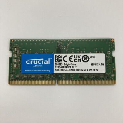 【神戸・三宮店】中古  Crucial CT8G4SFRA32A.8FR1(SODIMM DDR4 25600 8GB) 1460026395 