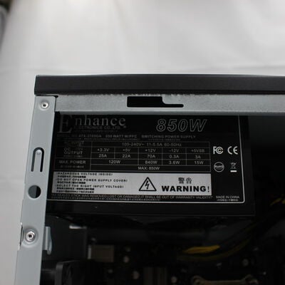【通販センター】中古  インバースネット FRONTIER(AMD Ryzen 5 5600X/16GB DDR4 (PC4)/SSD1TB/DVDマルチ/NVIDIA GeForce RTX 3060 Ti 8GB/W11H64 MAR) 194200 
