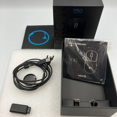 【新潟店】中古  Logicool PRO X SUPERLIGHT Wireless Gaming Mouse G-PPD-003WL-BK 146967 
