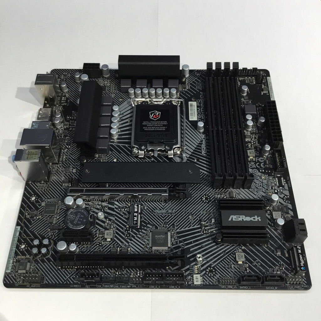 ASRock B760M PG LIGHTNING/D4 [使用期間 3ヶ月] ASRock | B760M PG Lightning